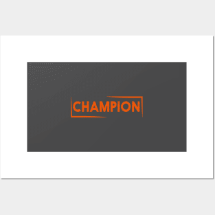 Champion T Shirt Posters and Art